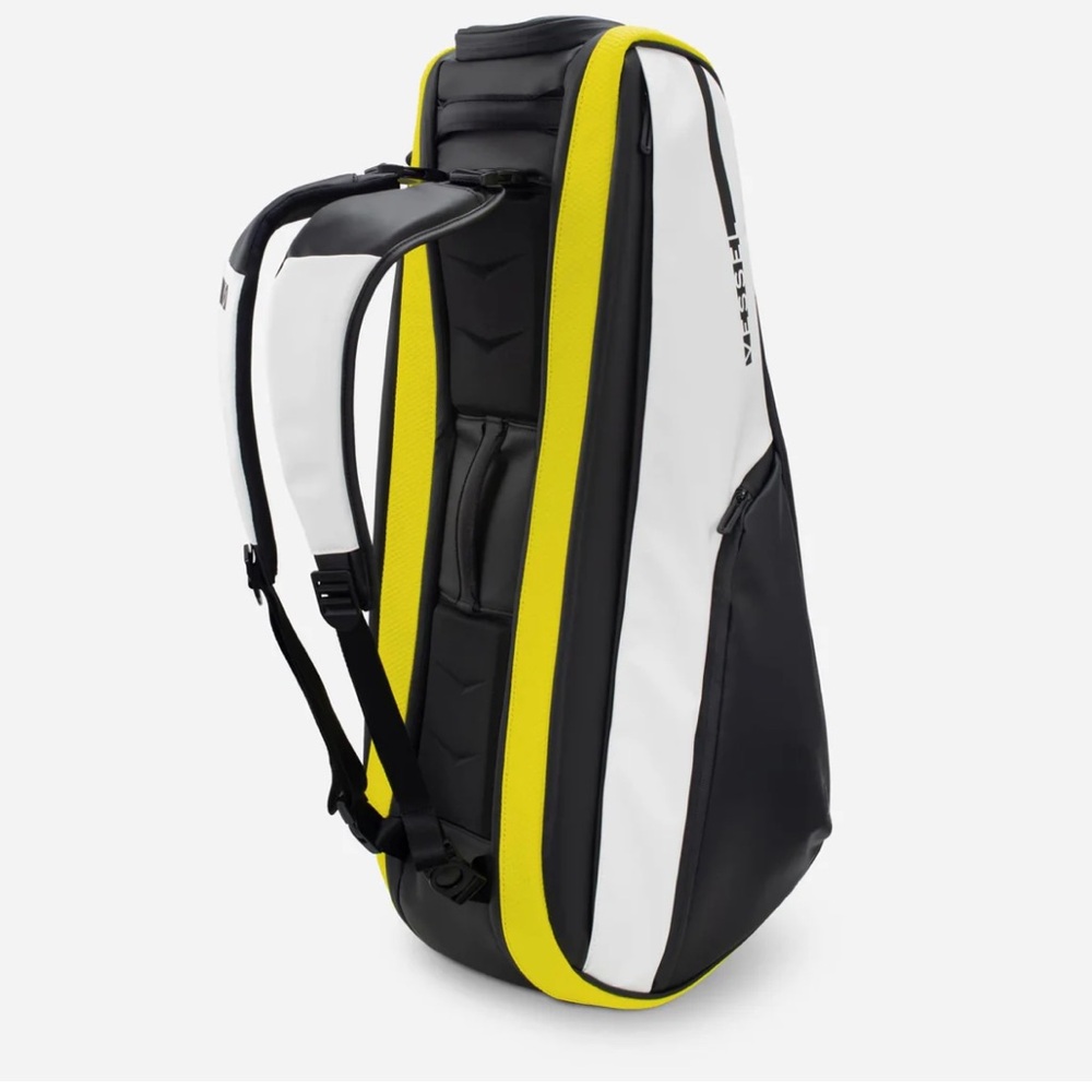 NWT!! Vessel Baseline Racquet Bag in Citrine. Functional 6 racquet bag. New!!
